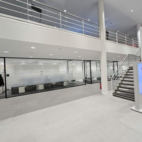 Vitrophanie d'une salle de réunion